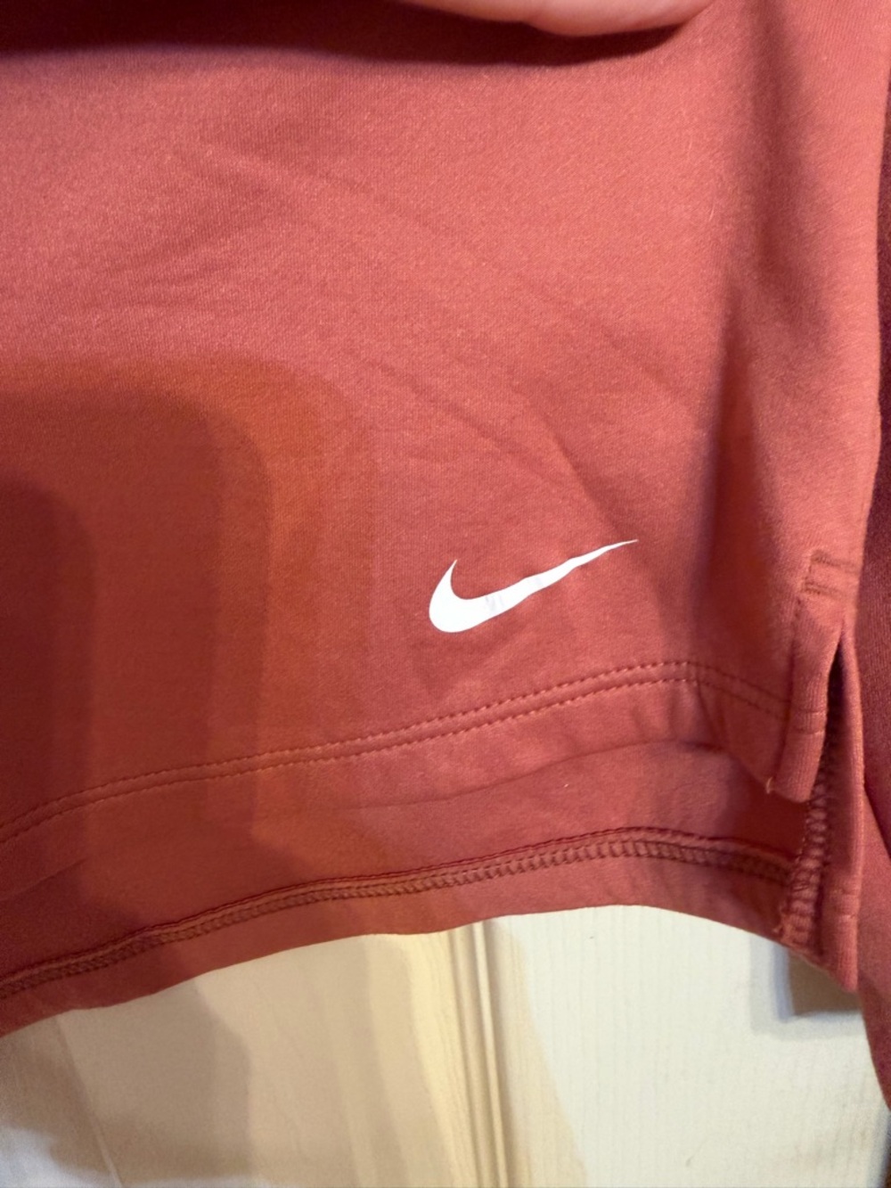 Nike Women’s Therma-Fit Quarter-Zip Sweatshirt - Dusty Rose - Picture 3 of 6